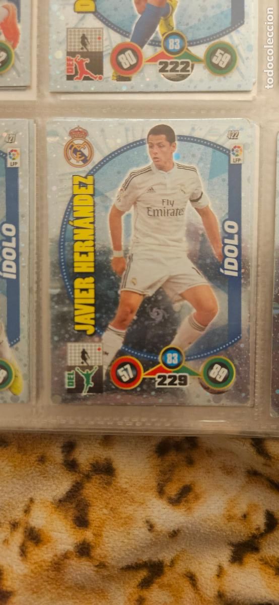 Cartes &agrave; collectionner de Football: Javier Hern&aacute;ndez - Real Madrid - 422 - Adrenalyn XL 2014 2015 14/15 Trading Card