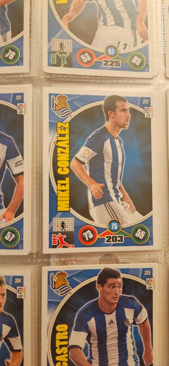 Cartes &agrave; collectionner de Football: 302 - Ansotegi (Real Sociedad) adrenalyn 2014 2015 14 15 trading card