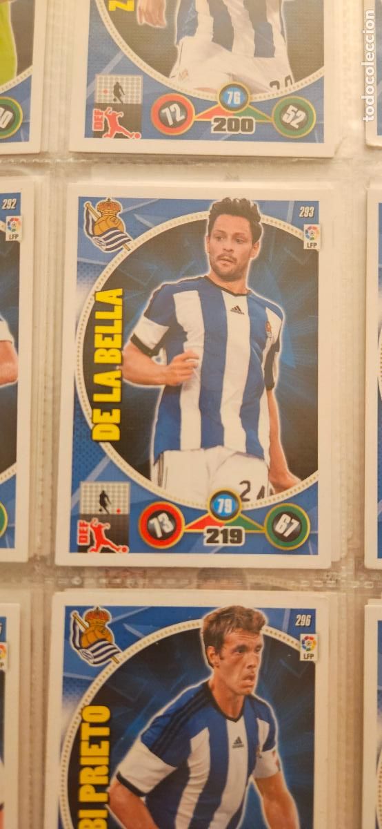 Cartes &agrave; collectionner de Football: 293 - Alberto de la Bella (Real Sociedad) adrenalyn 2014 2015 14 15 trading card