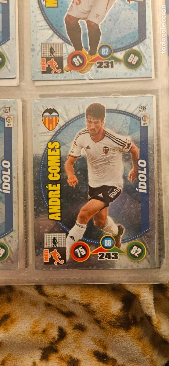 Cartes &agrave; collectionner de Football: Andr&eacute; Gomes - Valencia C.F. - 432 - Adrenalyn XL 2014 2015 14/15 Trading Card