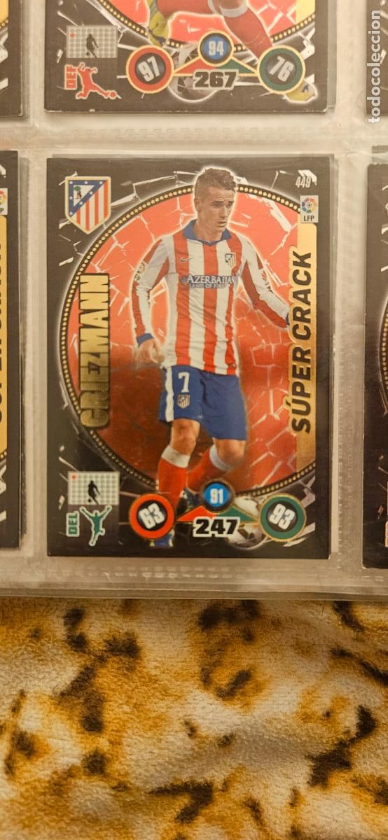 Cartes &agrave; collectionner de Football: Diego God&iacute;n - Atl&eacute;tico de Madrid - 446 - Adrenalyn XL 2014 2015 14/15 Trading Card