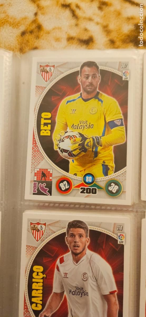 Cartes &agrave; collectionner de Football: 07 - Beto (Sevilla F.C.) adrenalyn 2014 2015 14 15 trading card