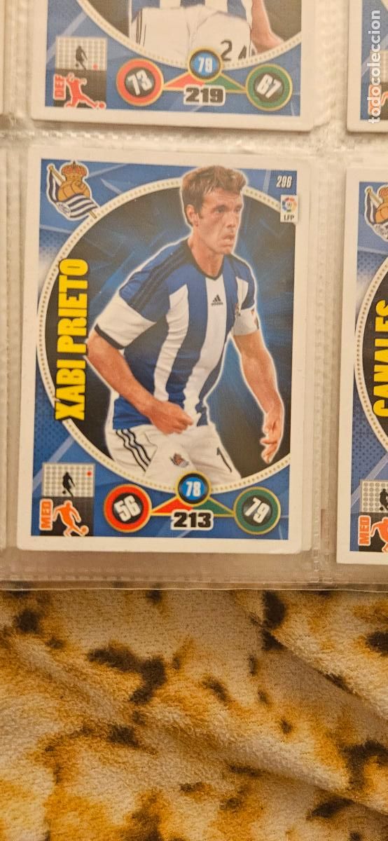 Cartes &agrave; collectionner de Football: 296 - Xabi Prieto (Real Sociedad) adrenalyn 2014 2015 14 15 trading card