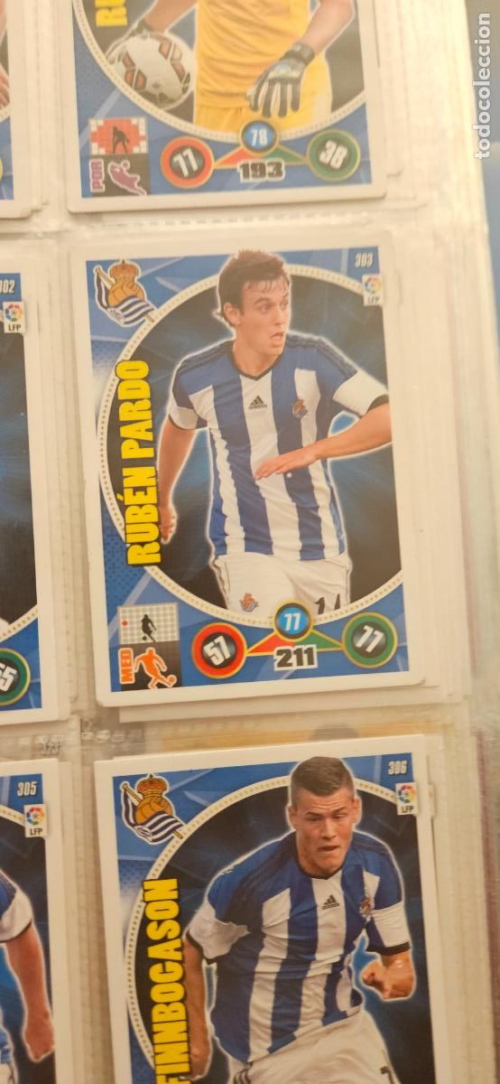 Cartes &agrave; collectionner de Football: 303 - Mikel Gonz&aacute;lez (Real Sociedad) adrenalyn 2014 2015 14 15 trading card