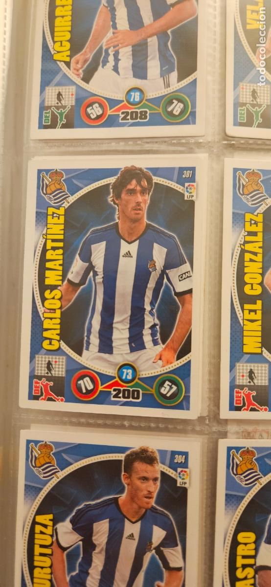 Cartes &agrave; collectionner de Football: 301 - Zubikarai (Real Sociedad) adrenalyn 2014 2015 14 15 trading card