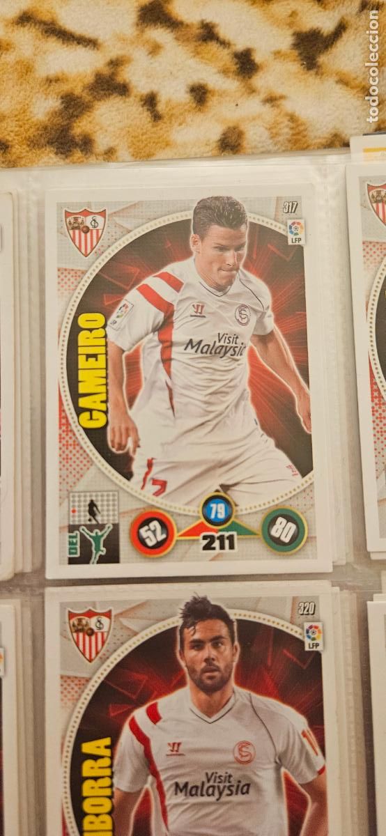 Cartes &agrave; collectionner de Football: 317 - K&eacute;vin Gameiro (Sevilla F.C.) adrenalyn 2014 2015 14 15 trading card