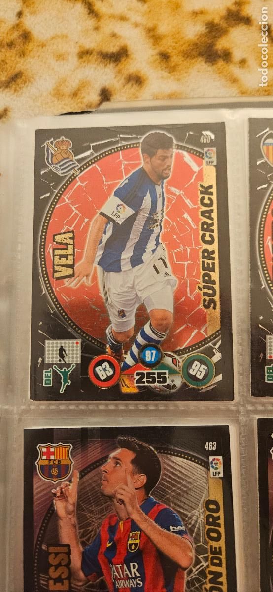 Cartes &agrave; collectionner de Football: Carlos Vela - Real Sociedad - 460 - Adrenalyn XL 2014 2015 14/15 Trading Card