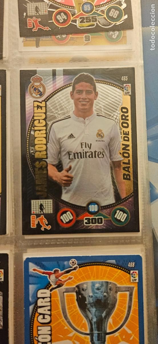 Cartes &agrave; collectionner de Football: 465 - James Rodr&iacute;guez (Real Madrid) adrenalyn 2014 2015 14 15 trading card