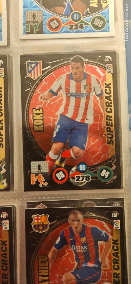 Cartes &agrave; collectionner de Football: Andr&eacute;s Iniesta - F.C. Barcelona - 452 - Adrenalyn XL 2014 2015 14/15 Trading Card
