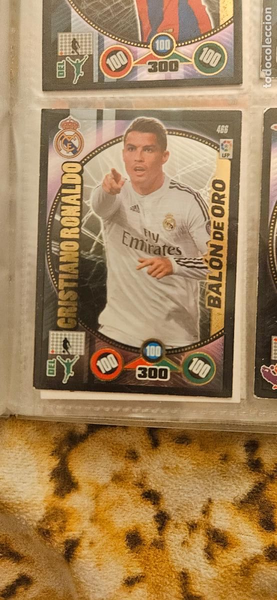 Cartes &agrave; collectionner de Football: 466 - Cristiano Ronaldo (Real Madrid) adrenalyn 2014 2015 14 15 trading card