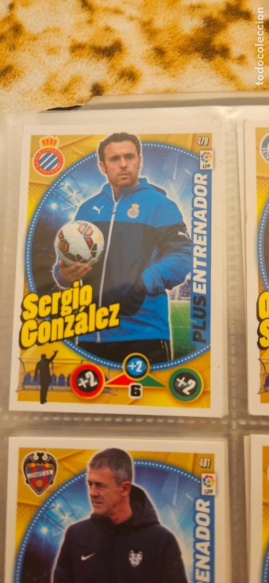 Cartes &agrave; collectionner de Football: 478 - Sergio Gonz&aacute;lez (R.C.D. Espanyol) adrenalyn 2014 2015 14 15 trading card