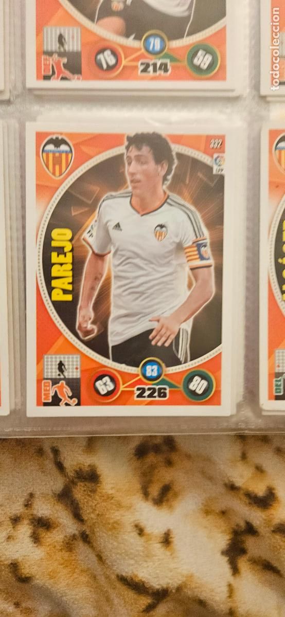 Cartes &agrave; collectionner de Football: 332 - Dani Parejo (Valencia C.F.) adrenalyn 2014 2015 14 15 trading card