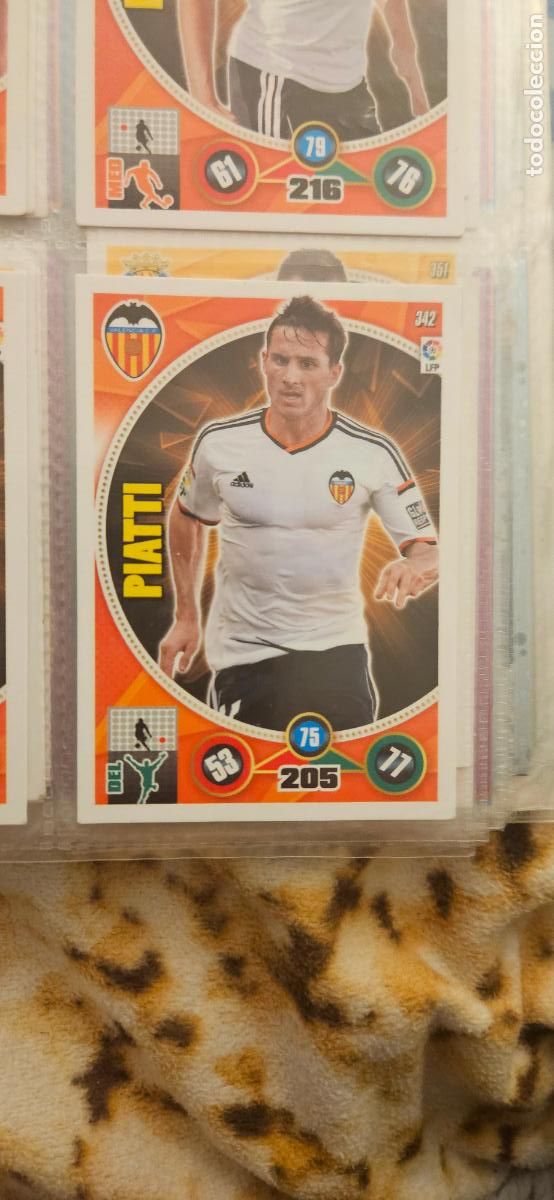 Cromos de Futebol: 342 - Pablo Piatti (Valencia C.F.) adrenalyn 2014 2015 14 15 trading card