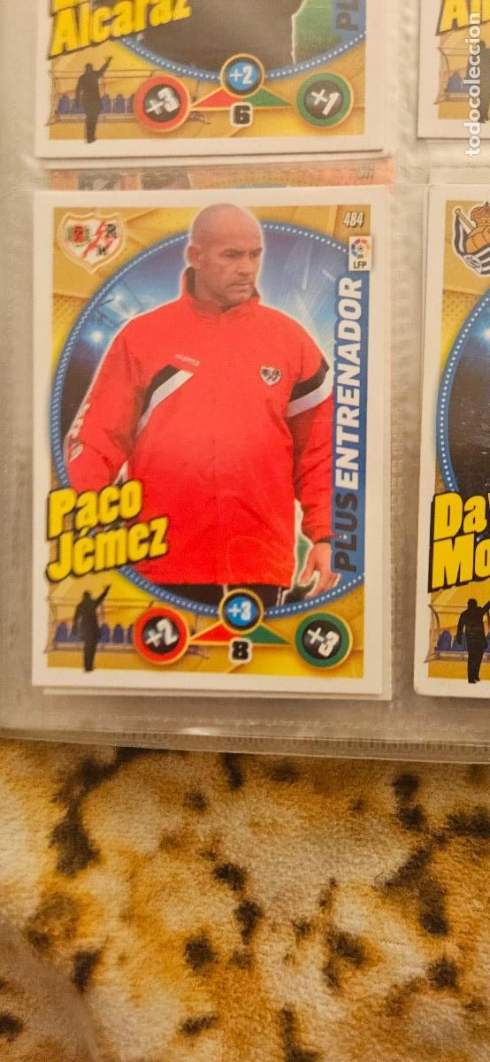 Cromos de Futebol: 484 - Paco J&eacute;mez (Rayo Vallecano) adrenalyn 2014 2015 14 15 trading card
