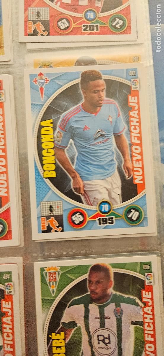Cromos de Futebol: 492 - Bongonda (R.C. Celta de Vigo) adrenalyn 2014 2015 14 15 trading card