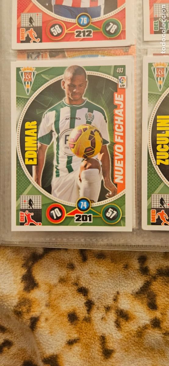 Cromos de Futebol: 493 - Edimar (C&oacute;rdoba C.F.) adrenalyn 2014 2015 14 15 trading card