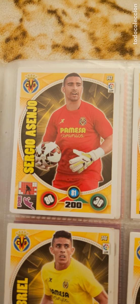 Cromos de Futebol: 343 - Sergio Asenjo (Villarreal C.F.) adrenalyn 2014 2015 14 15 trading card