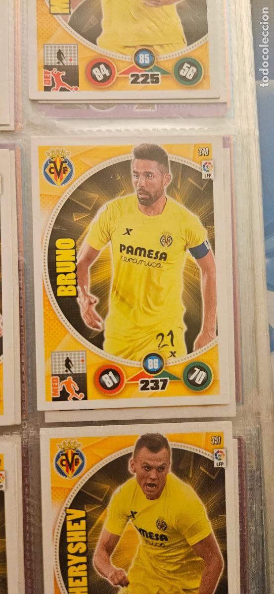 Cromos de f&uacute;tbol: 348 - Bruno (Villarreal C.F.) adrenalyn 2014 2015 14 15 trading card