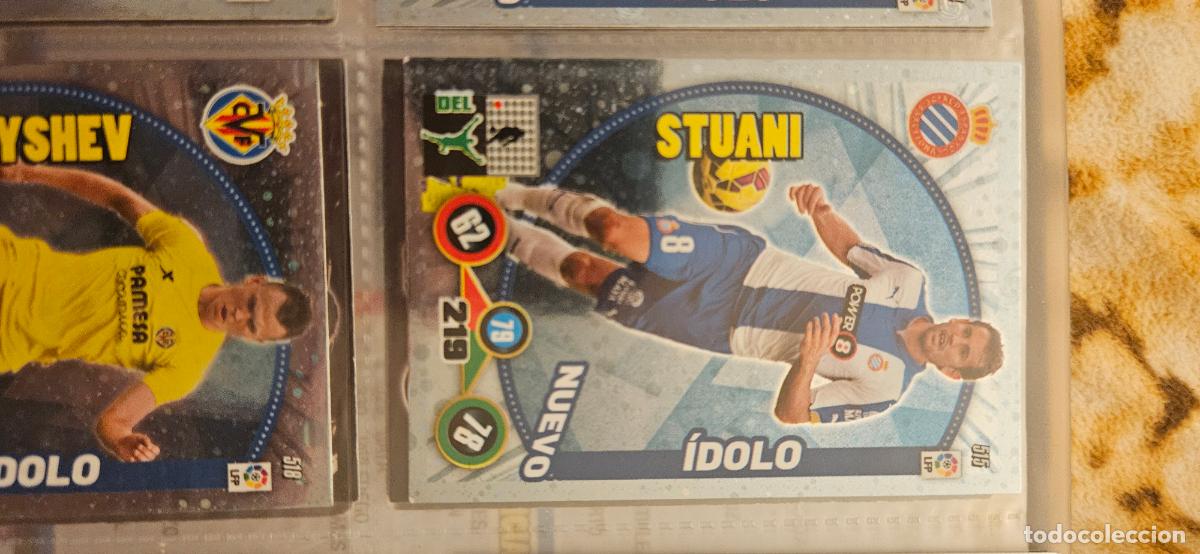 Cromos de f&uacute;tbol: Felipe Caicedo, n&uacute;mero 516, equipo R.C.D. Espanyol, adrenalyn 2014 2015 14 15 trading card