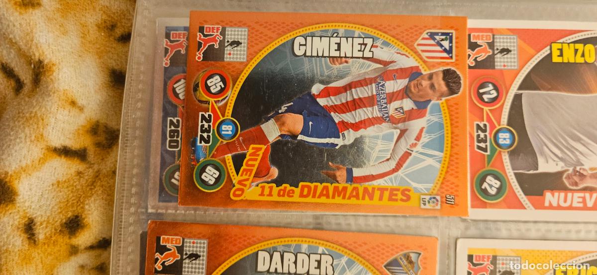 Cromos de f&uacute;tbol: Sergi Darder, n&uacute;mero 512, equipo M&aacute;laga C.F., adrenalyn 2014 2015 14 15 trading card