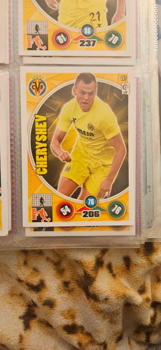 Cromos de f&uacute;tbol: 351 - Cheryshev (Villarreal C.F.) adrenalyn 2014 2015 14 15 trading card
