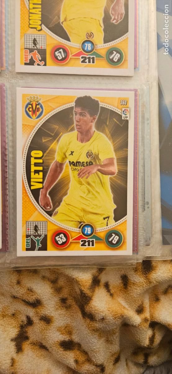 Cromos de f&uacute;tbol: 360 - Vietto (Villarreal C.F.) adrenalyn 2014 2015 14 15 trading card