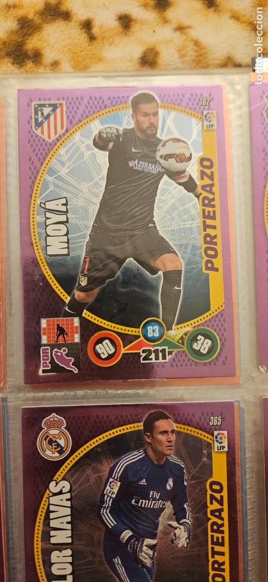 Cromos de f&uacute;tbol: 362 - Miguel &Aacute;ngel Moy&agrave; (Atl&eacute;tico de Madrid) adrenalyn 2014 2015 14 15 trading card