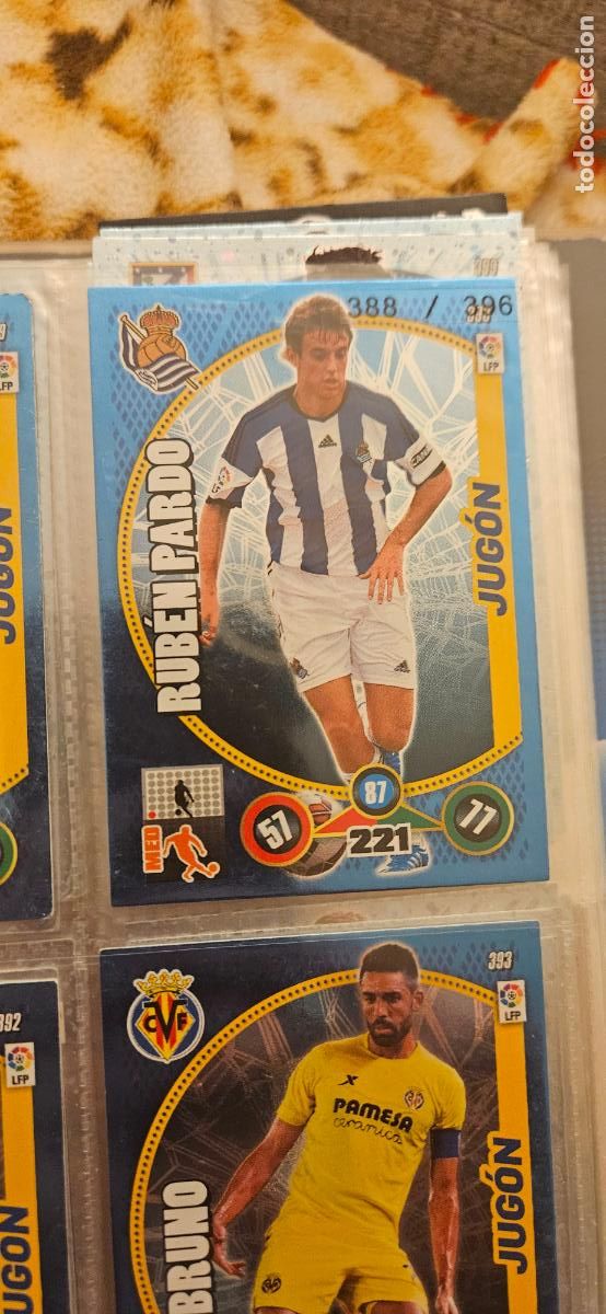 Fu&szlig;ball-Sticker: 390 - Rub&eacute;n Pardo (Real Sociedad) adrenalyn 2014 2015 14 15 trading card