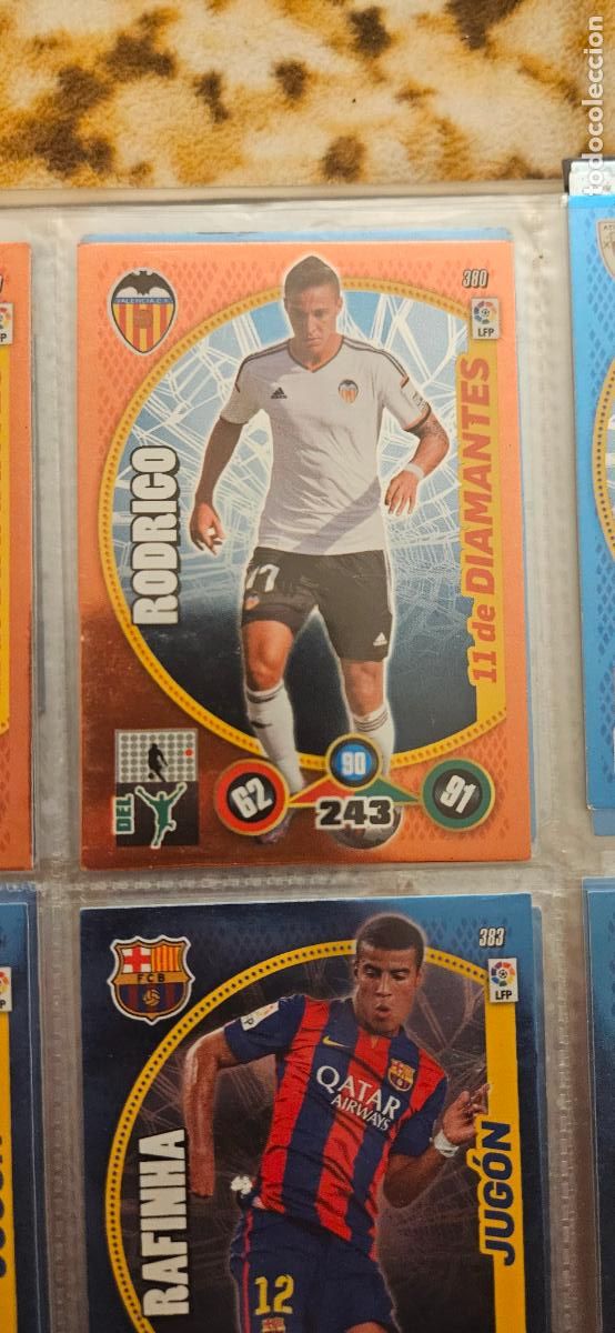 Fu&szlig;ball-Sticker: 380 - Rodrigo Moreno (Valencia C.F.) adrenalyn 2014 2015 14 15 trading card