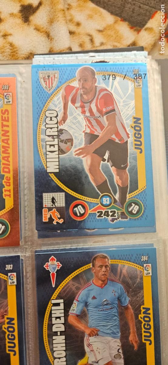 Fu&szlig;ball-Sticker: 381 - Mikel Rico (Athletic Club) adrenalyn 2014 2015 14 15 trading card