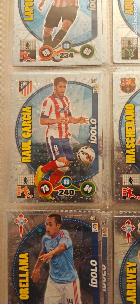 Cromos de f&uacute;tbol: 400 - Ra&uacute;l Garc&iacute;a (Atl&eacute;tico de Madrid) adrenalyn 2014 2015 14 15 trading card