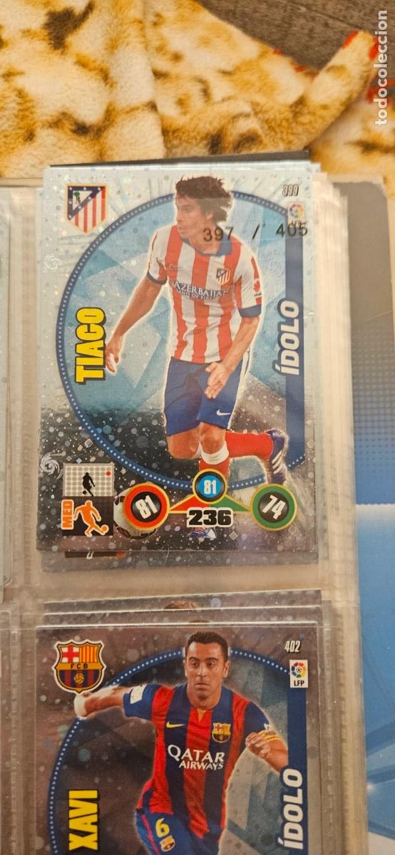 Cromos de f&uacute;tbol: 399 - Tiago (Atl&eacute;tico de Madrid) adrenalyn 2014 2015 14 15 trading card
