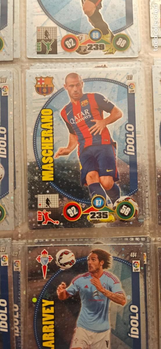 Fu&szlig;ball-Sticker: 401 - Mascherano (F.C. Barcelona) adrenalyn 2014 2015 14 15 trading card
