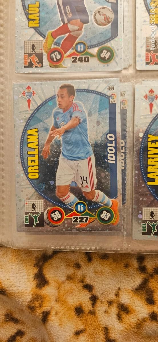Fu&szlig;ball-Sticker: 403 - Orellana (R.C. Celta de Vigo) adrenalyn 2014 2015 14 15 trading card