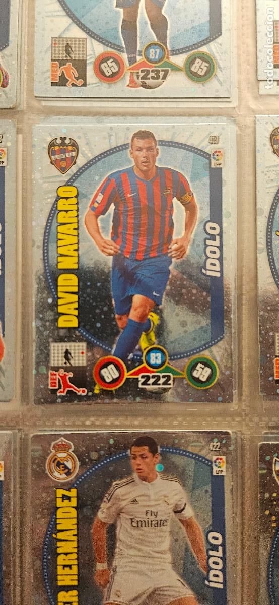 Fu&szlig;ball-Sticker: 419 - David Navarro (Levante U.D.) adrenalyn 2014 2015 14 15 trading card