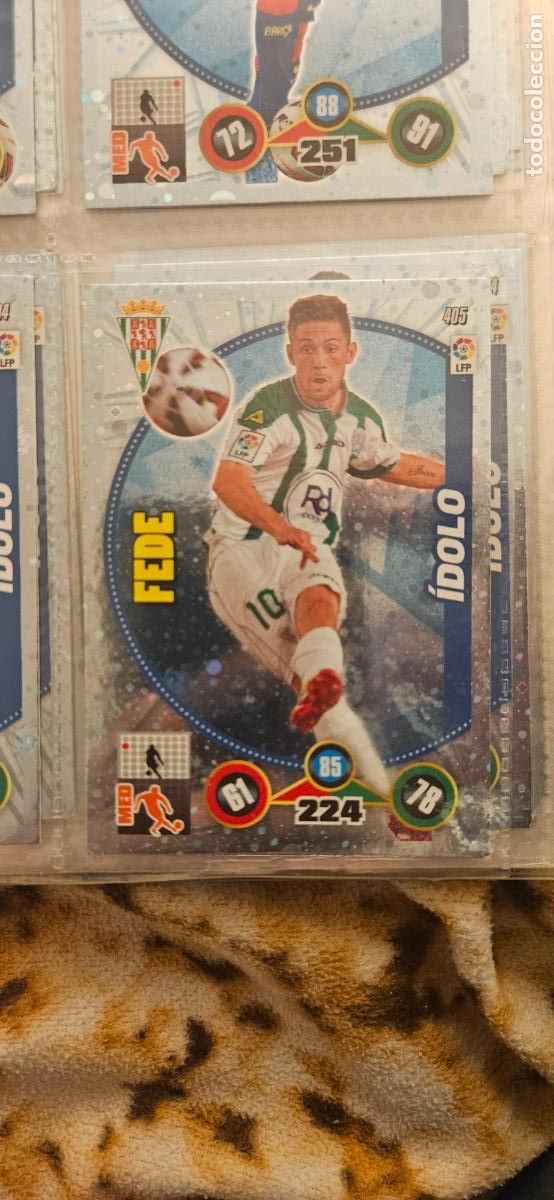 Fu&szlig;ball-Sticker: 405 - Fede Cartabia (C&oacute;rdoba C.F.) adrenalyn 2014 2015 14 15 trading card