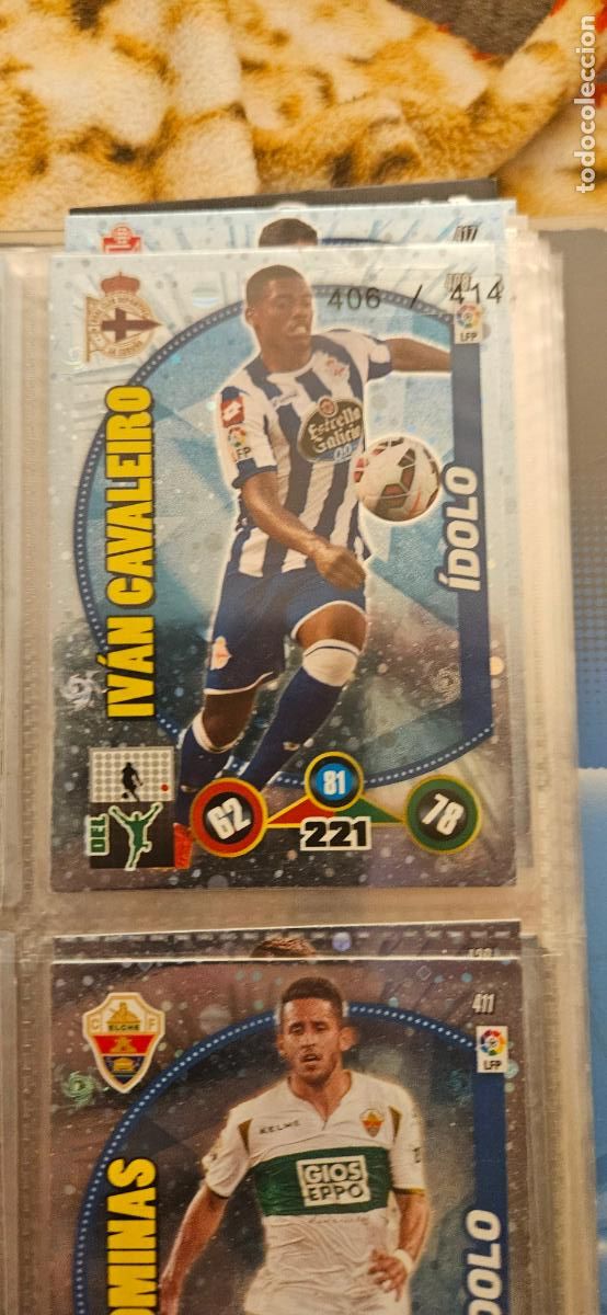 Fu&szlig;ball-Sticker: 408 - Ivan Cavaleiro (R.C. Deportivo de La Coru&ntilde;a) adrenalyn 2014 2015 14 15 trading card