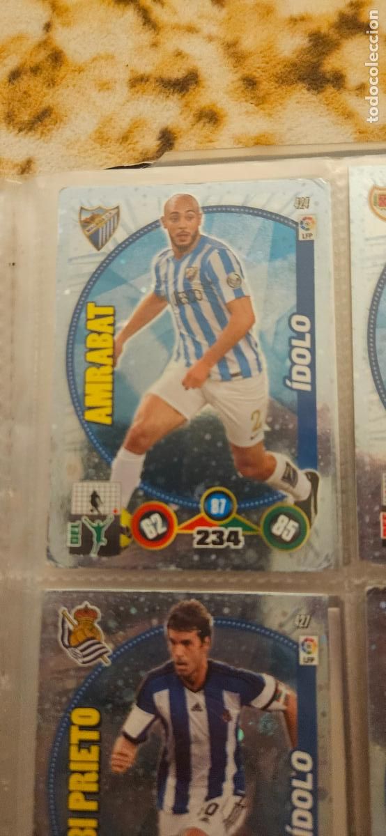 Fu&szlig;ball-Sticker: Nordin Amrabat - M&aacute;laga C.F. - 424 - Adrenalyn XL 2014 2015 14/15 Trading Card