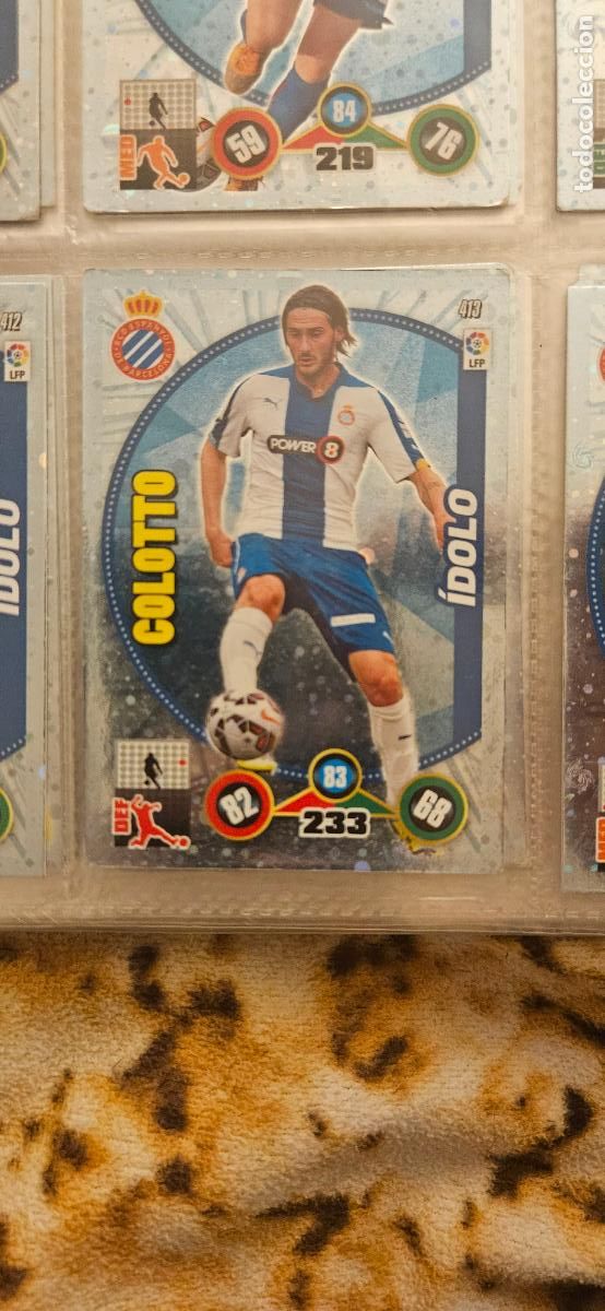 Figurine di Calcio: 413 - Colotto (R.C.D. Espanyol) adrenalyn 2014 2015 14 15 trading card
