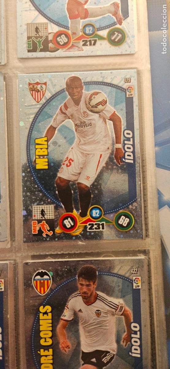Figurine di Calcio: St&eacute;phane M'Bia - Sevilla F.C. - 429 - Adrenalyn XL 2014 2015 14/15 Trading Card