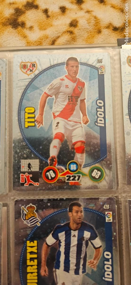 Figurine di Calcio: Tito - Rayo Vallecano - 425 - Adrenalyn XL 2014 2015 14/15 Trading Card