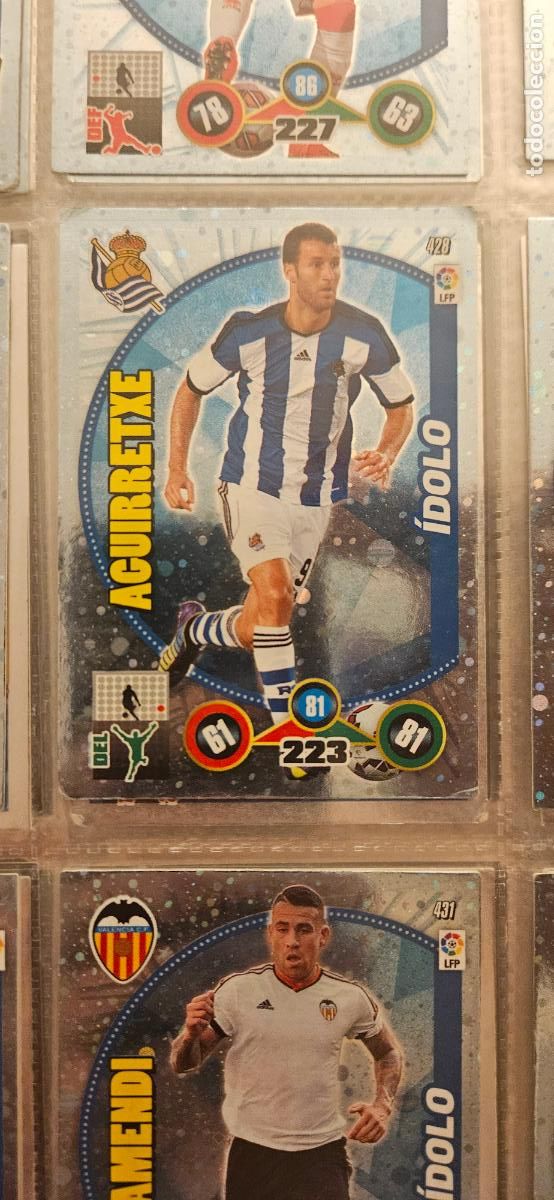 Figurine di Calcio: Imanol Aguirretxe - Real Sociedad - 428 - Adrenalyn XL 2014 2015 14/15 Trading Card