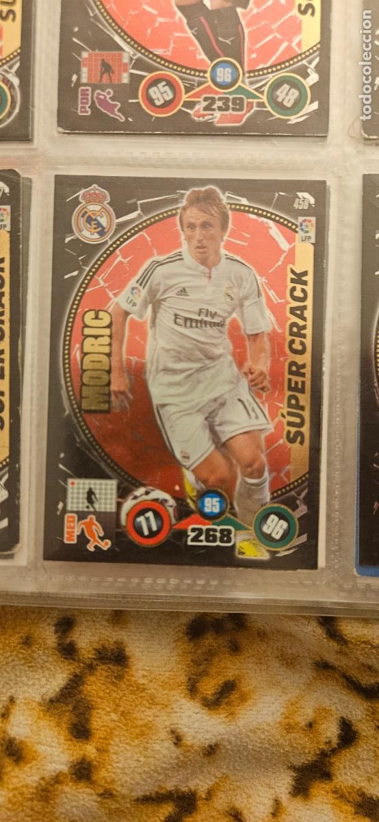Figurine di Calcio: Luka Modri? - Real Madrid - 458 - Adrenalyn XL 2014 2015 14/15 Trading Card