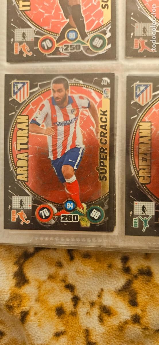 Cromos de f&uacute;tbol: Arda Tur&aacute;n - Atl&eacute;tico de Madrid - 448 - Adrenalyn XL 2014 2015 14/15 Trading Card