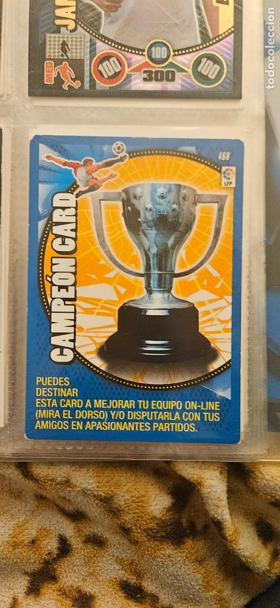 Figurine di Calcio: 468 - Trofeo de la Liga BBVA (Campe&oacute;n card) adrenalyn 2014 2015 14 15 trading card