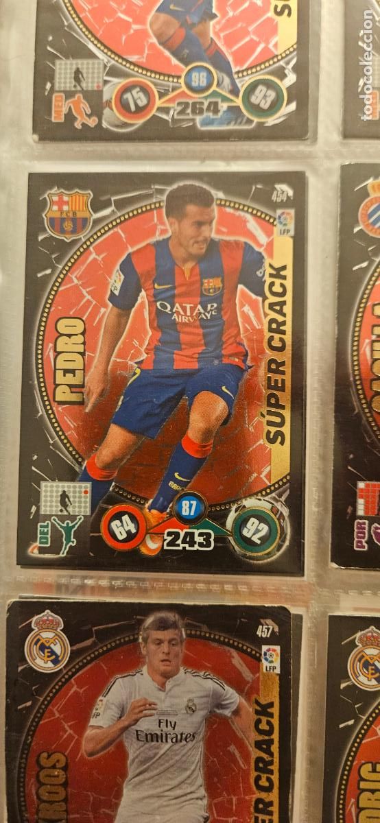 Figurine di Calcio: Luis Su&aacute;rez - F.C. Barcelona - 453 - Adrenalyn XL 2014 2015 14/15 Trading Card