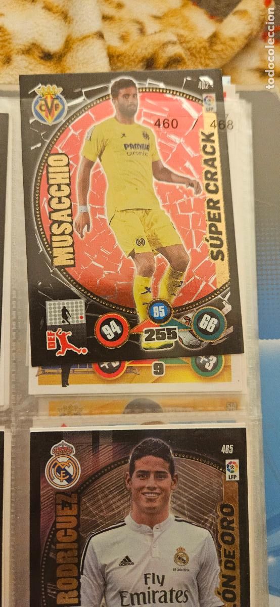 Fu&szlig;ball-Sticker: Mateo Musacchio - Villarreal C.F. - 462 - Adrenalyn XL 2014 2015 14/15 Trading Card