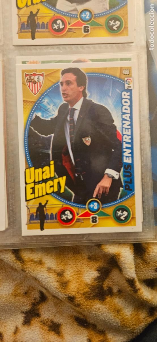 Fu&szlig;ball-Sticker: 486 - Unai Emery (Sevilla F.C.) adrenalyn 2014 2015 14 15 trading card