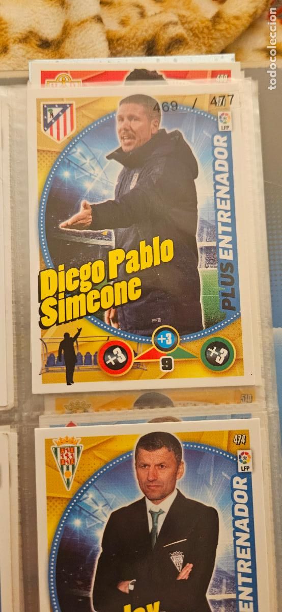 Cromos de f&uacute;tbol: 471 - Diego Pablo Simeone (Atl&eacute;tico de Madrid) adrenalyn 2014 2015 14 15 trading card
