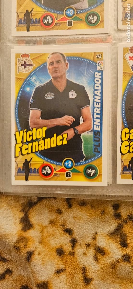 Fu&szlig;ball-Sticker: 475 - V&iacute;ctor Fern&aacute;ndez (R.C. Deportivo de La Coru&ntilde;a) adrenalyn 2014 2015 14 15 trading card